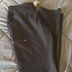 Figs Black Yola pants
